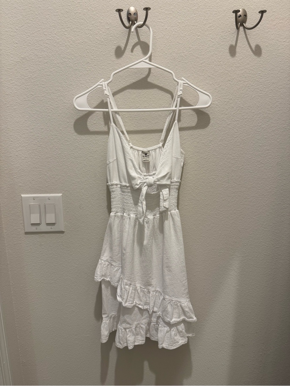 Blanco By Nature White Dress Size Large